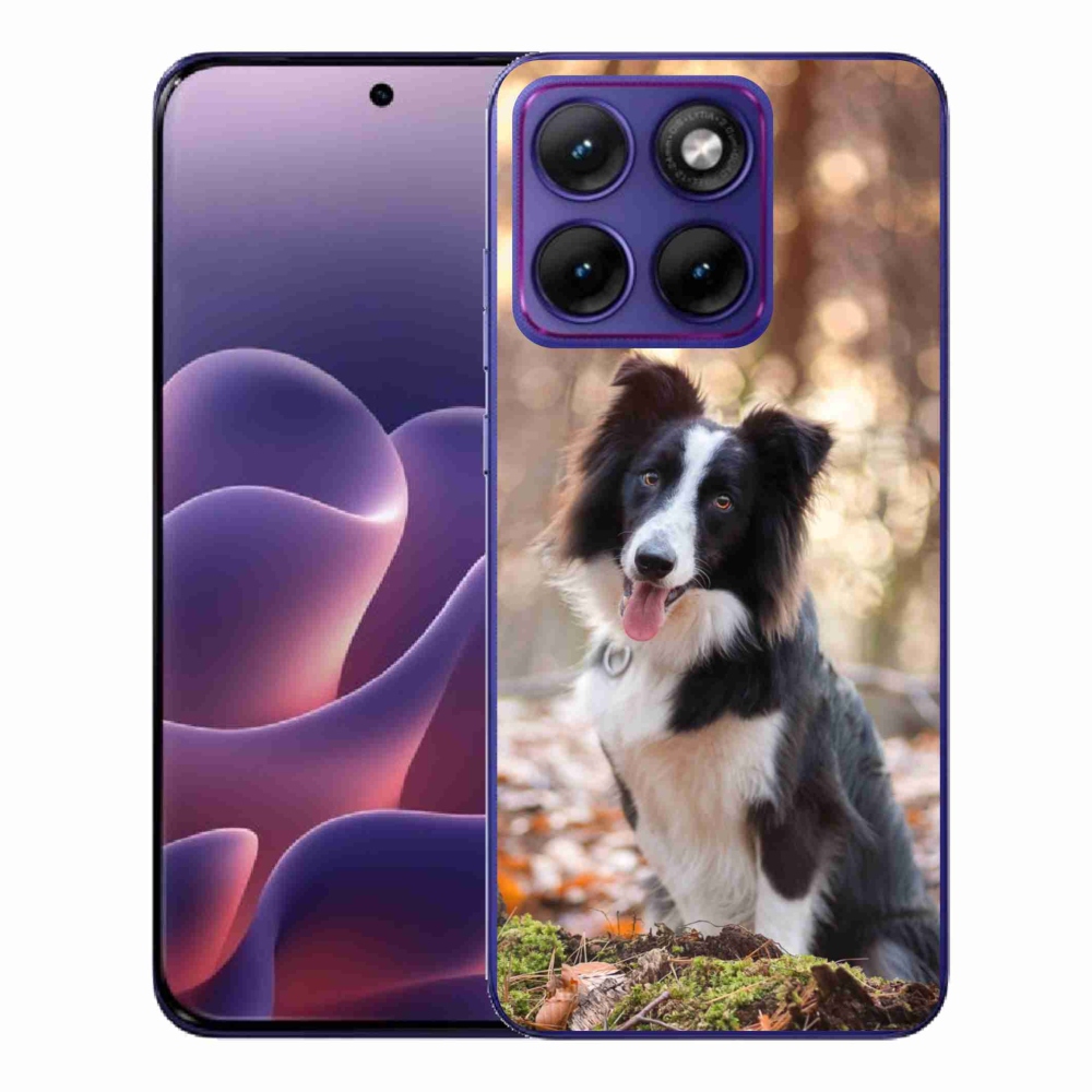 Gelový kryt mmCase na Motorola Edge 70 Fusion - border kolie 1