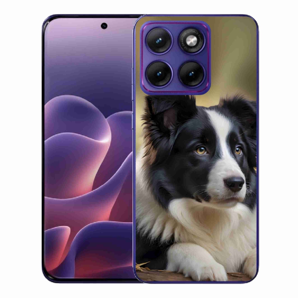 Gelový kryt mmCase na Motorola Edge 70 Fusion - border kolie 2