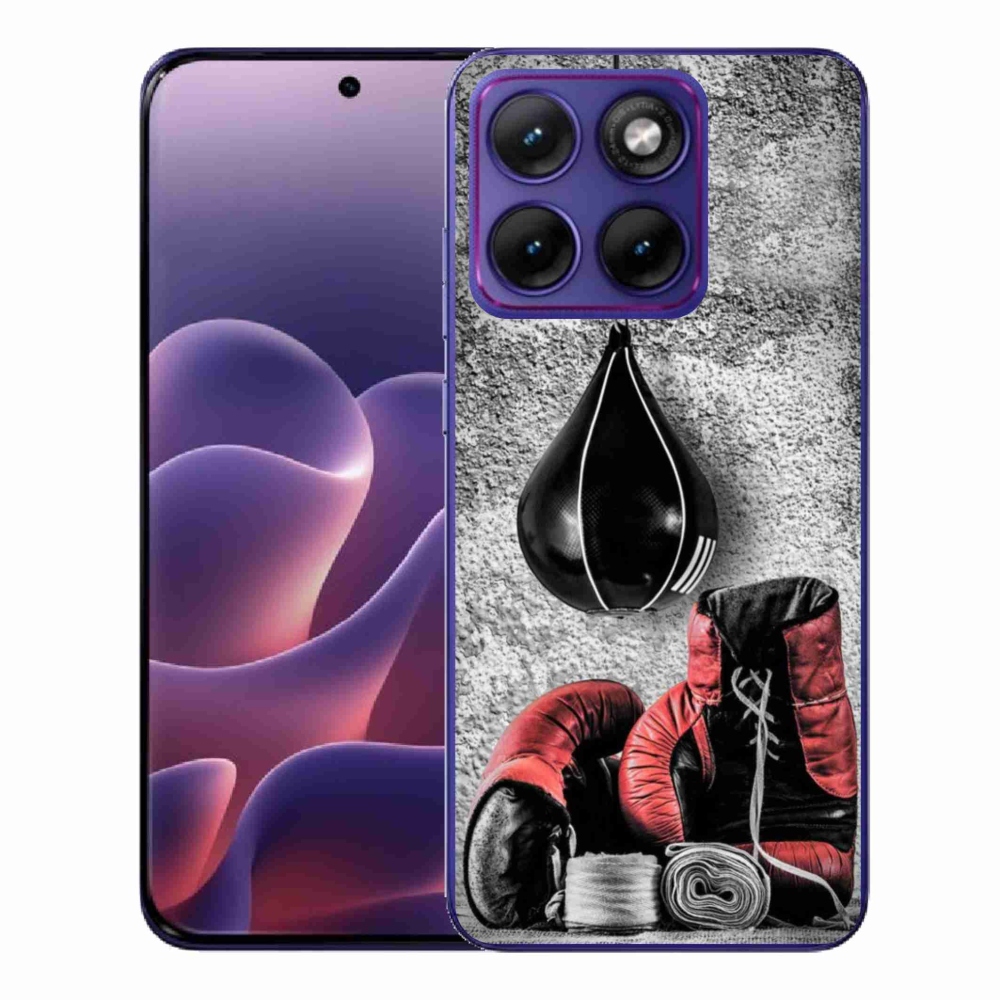 Gelový kryt mmCase na Motorola Edge 70 Fusion - boxovací pytel a rukavice