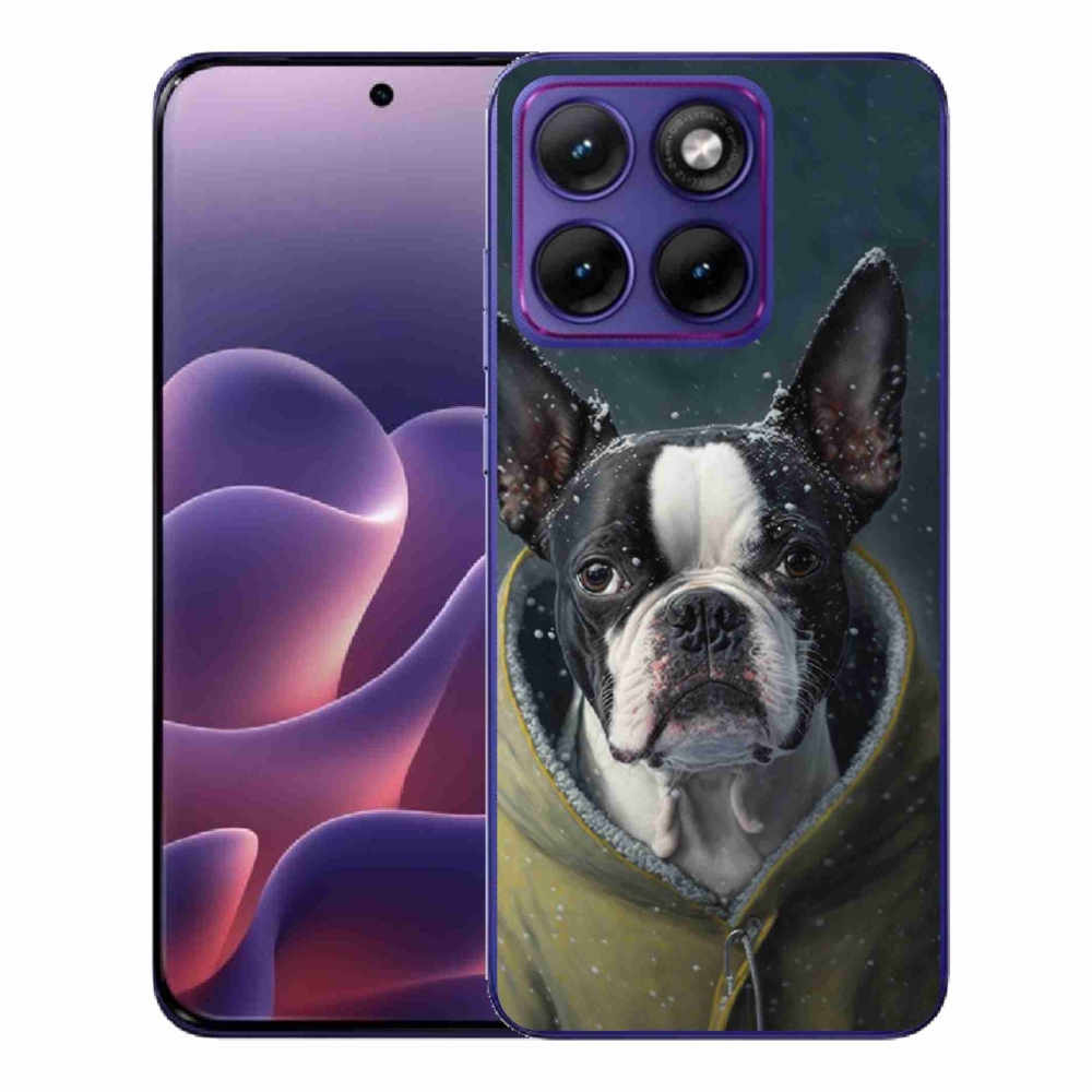 Gelový kryt mmCase na Motorola Edge 70 Fusion - buldoček