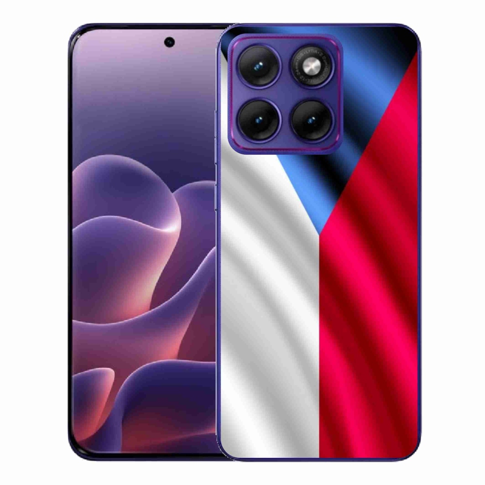 Gelový kryt mmCase na Motorola Edge 70 Fusion - česká vlajka