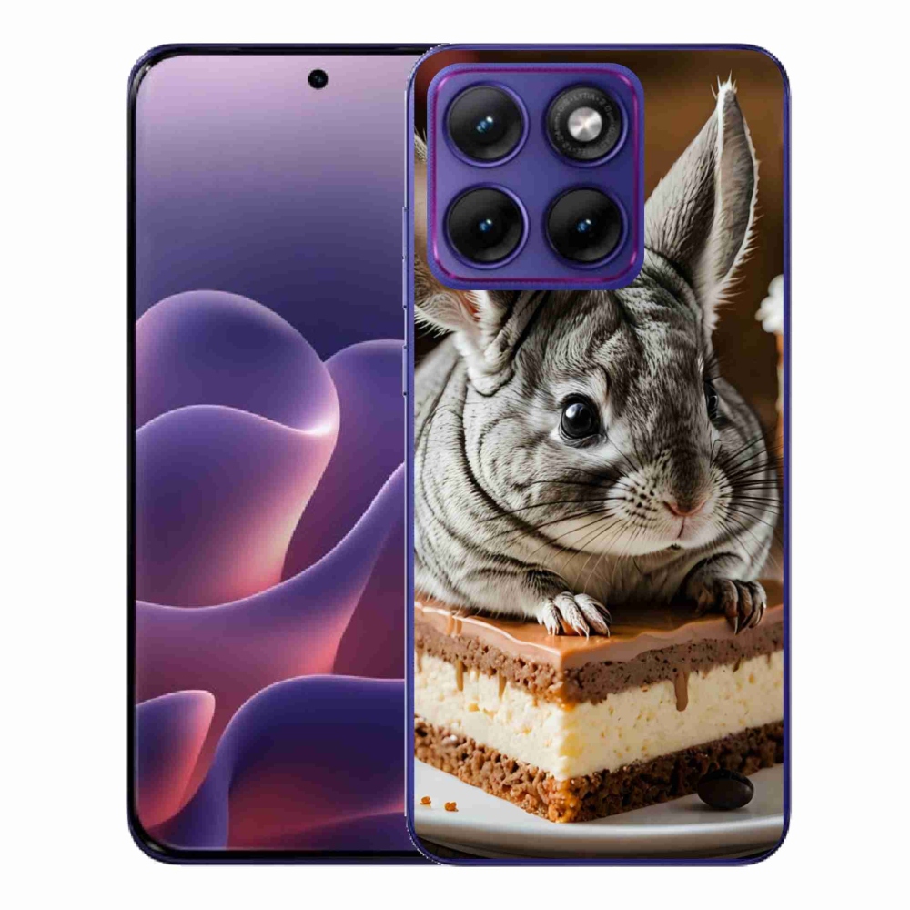 Gelový kryt mmCase na Motorola Edge 70 Fusion - činčila