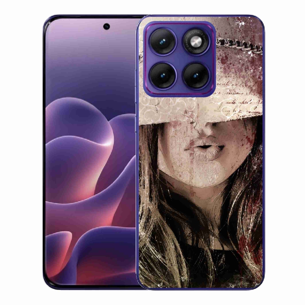 Gelový kryt mmCase na Motorola Edge 70 Fusion - dívka