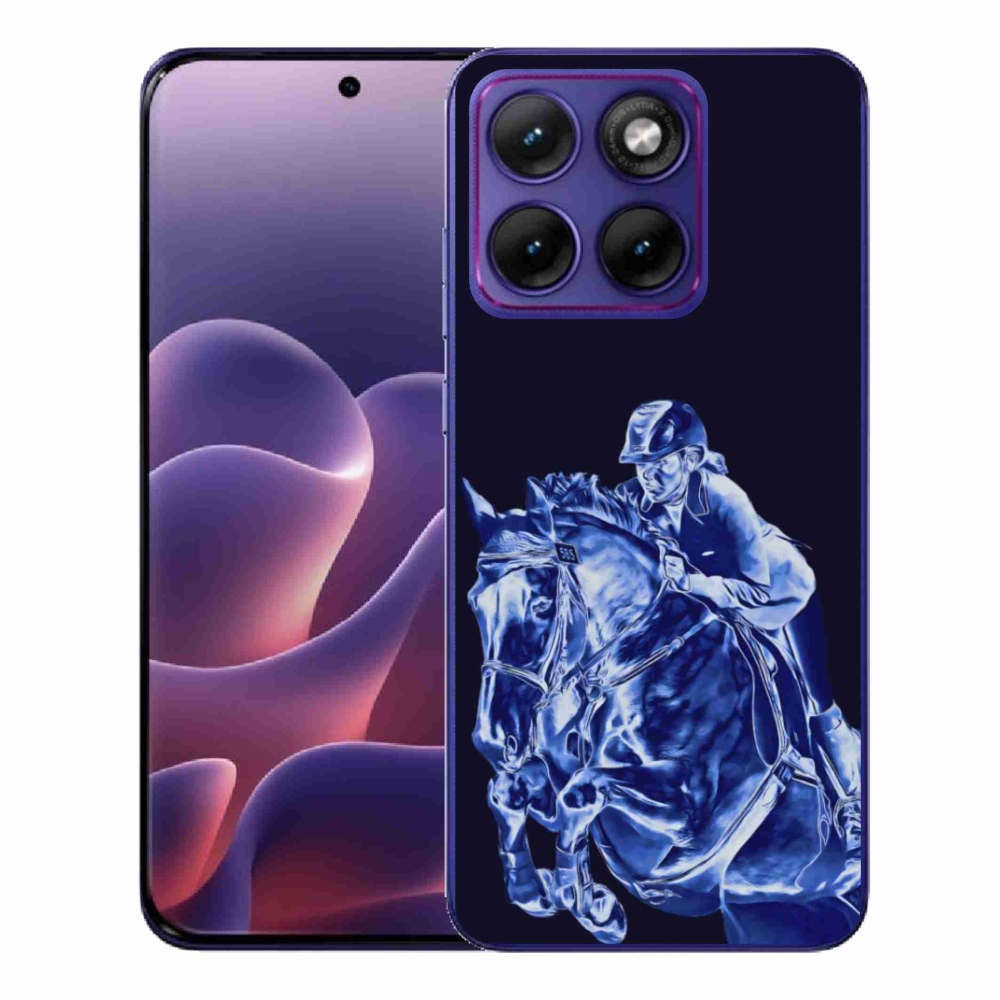 Gelový kryt mmCase na Motorola Edge 70 Fusion - dostihový kůň
