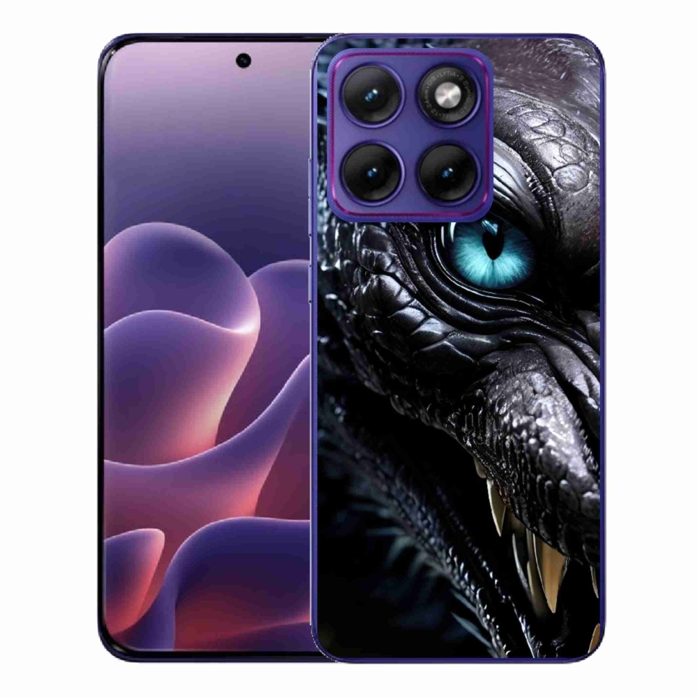 Gelový kryt mmCase na Motorola Edge 70 Fusion - dračí pohled