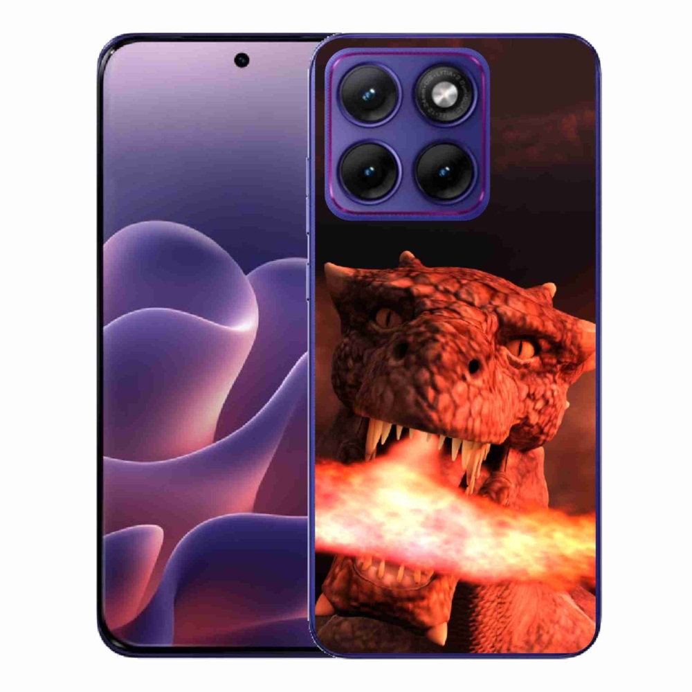 Gelový kryt mmCase na Motorola Edge 70 Fusion - drak