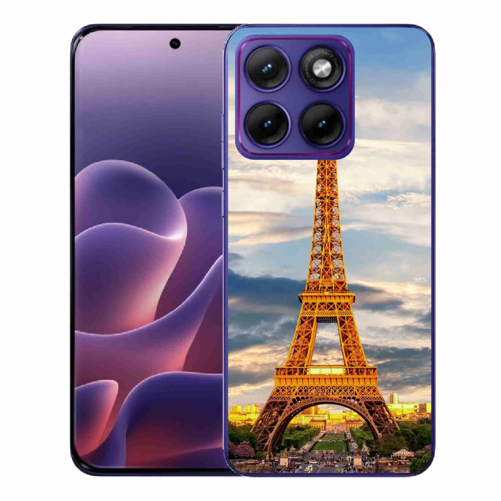 Gelový kryt mmCase na Motorola Edge 70 Fusion - eiffelova věž 3