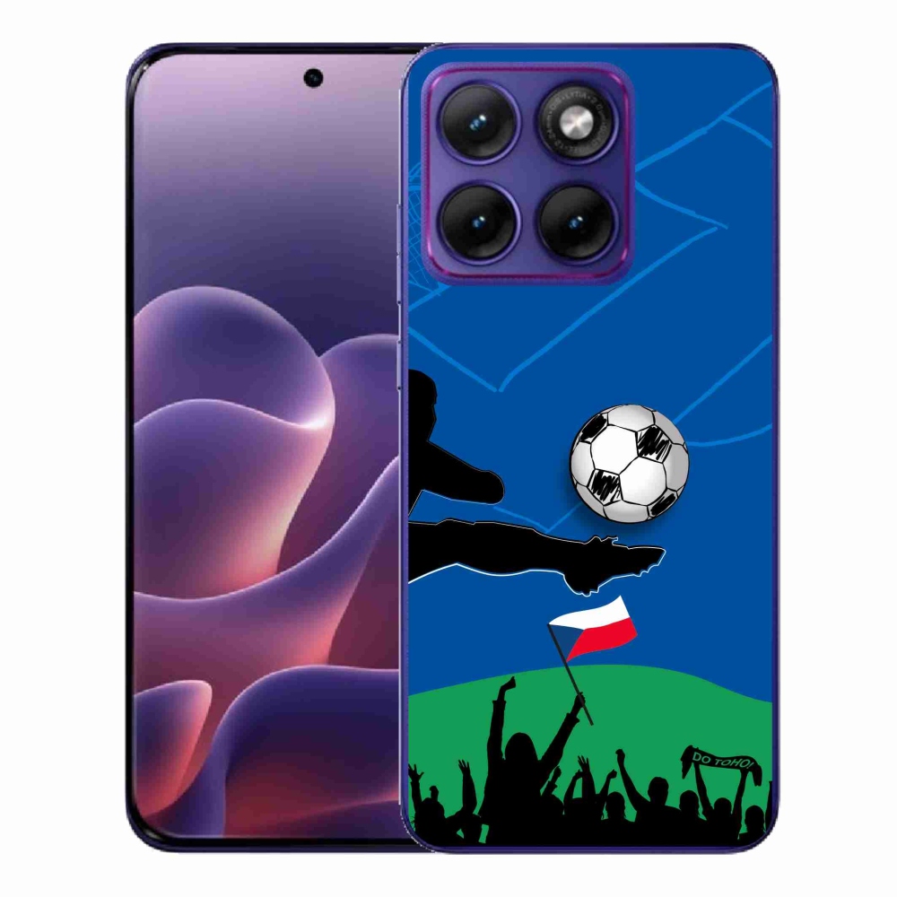 Gelový kryt mmCase na Motorola Edge 70 Fusion - fanoušci fotbalu