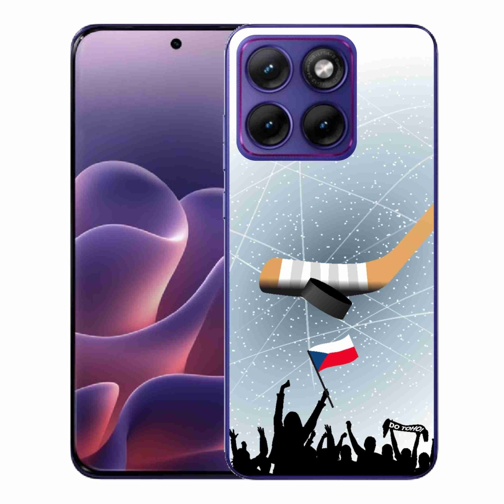 Gelový kryt mmCase na Motorola Edge 70 Fusion - fanoušci hokeje