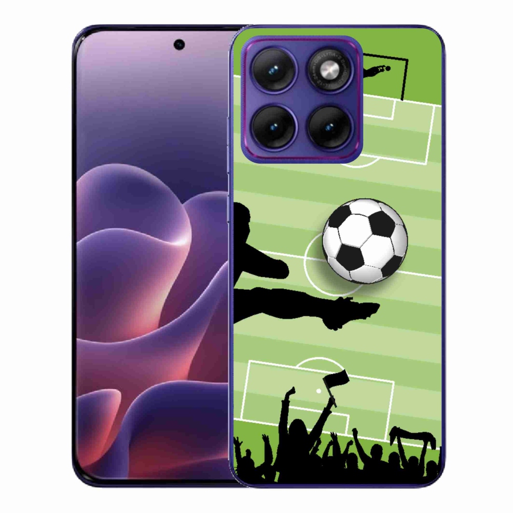 Gelový kryt mmCase na Motorola Edge 70 Fusion - fotbal 3
