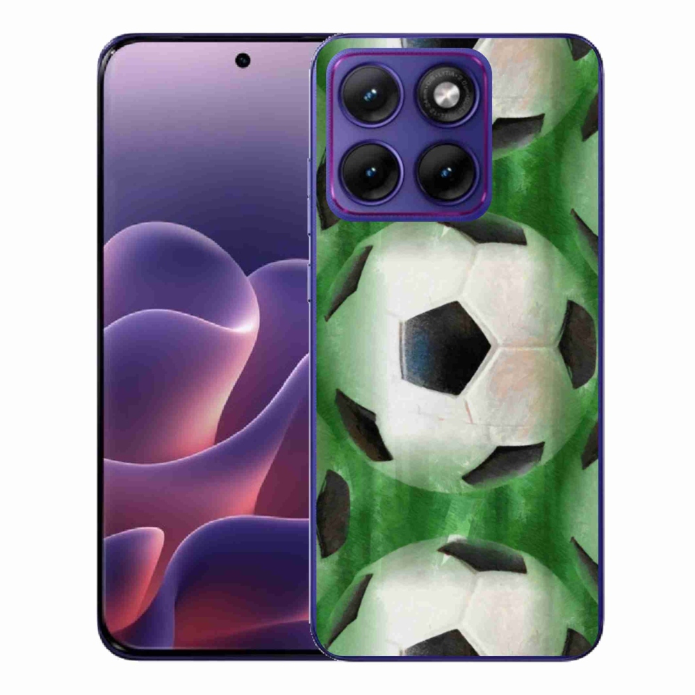 Gelový kryt mmCase na Motorola Edge 70 Fusion - fotbalový míč