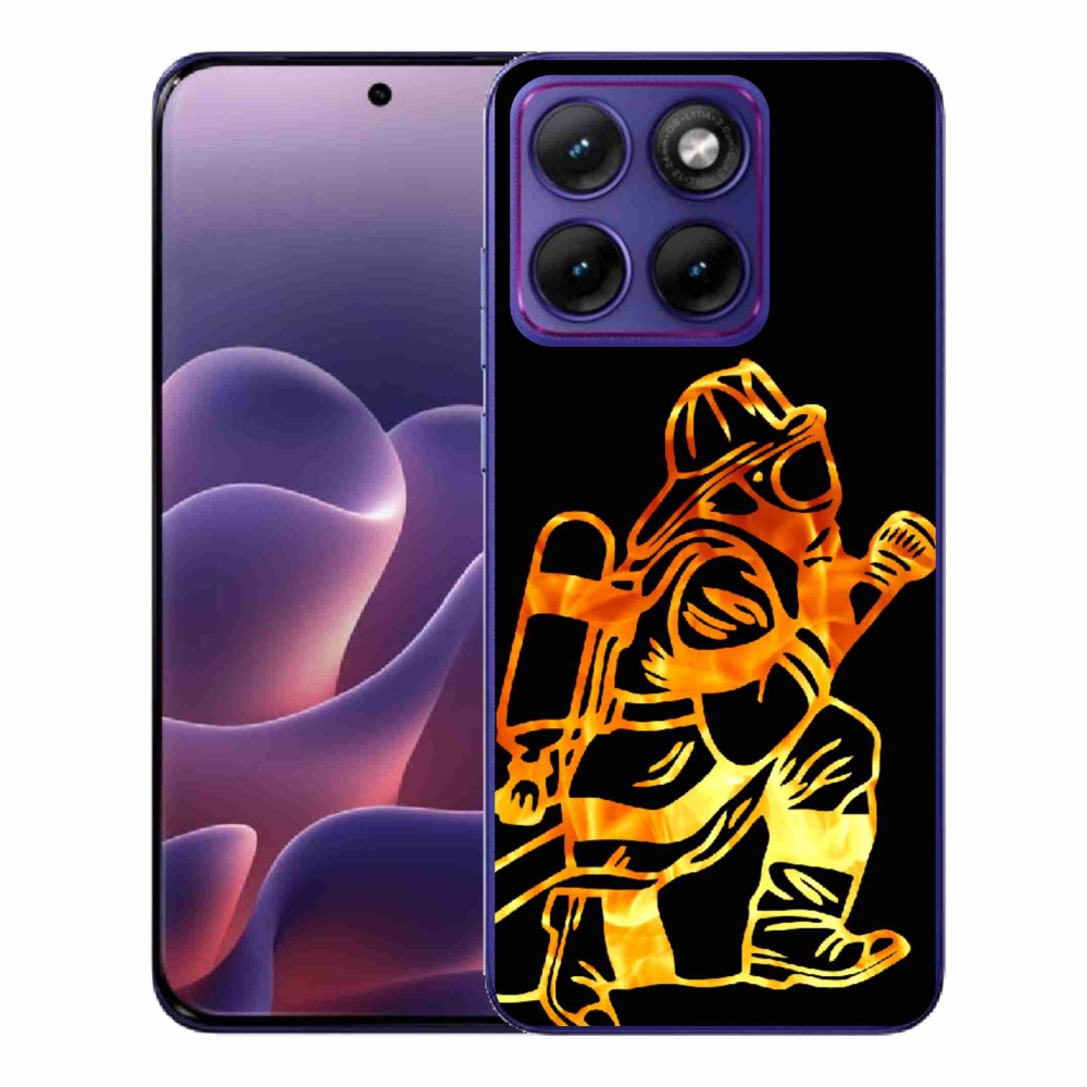 Gelový kryt mmCase na Motorola Edge 70 Fusion - hasič 1