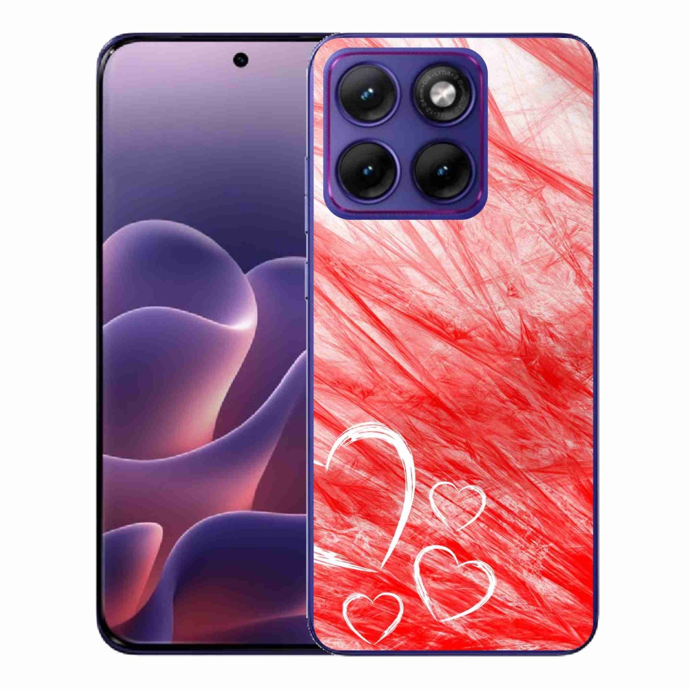 Gelový kryt mmCase na Motorola Edge 70 Fusion - heart