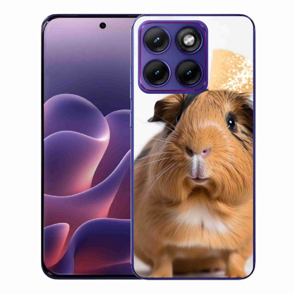 Gelový kryt mmCase na Motorola Edge 70 Fusion - hnědé morče