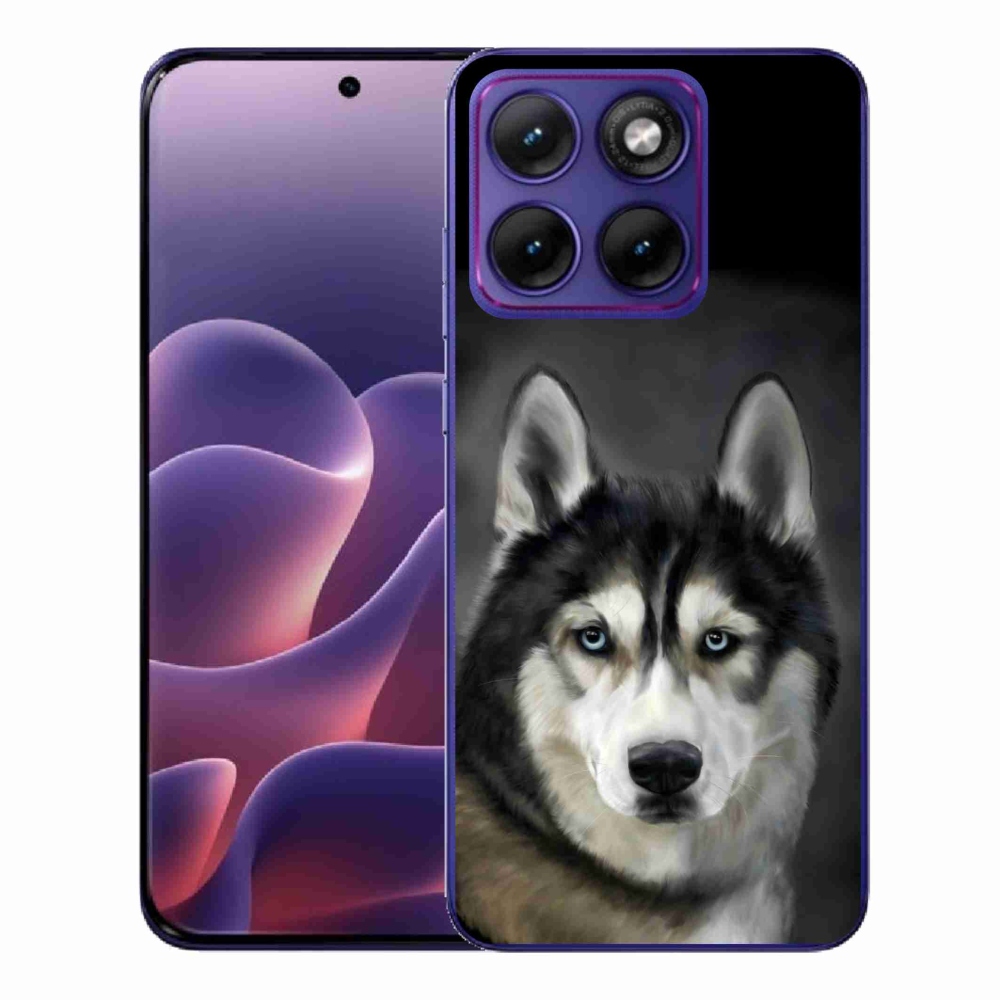 Gelový kryt mmCase na Motorola Edge 70 Fusion - husky