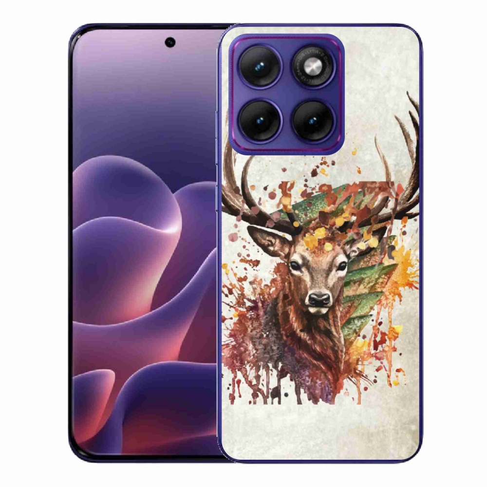 Gelový kryt mmCase na Motorola Edge 70 Fusion - jelen 1