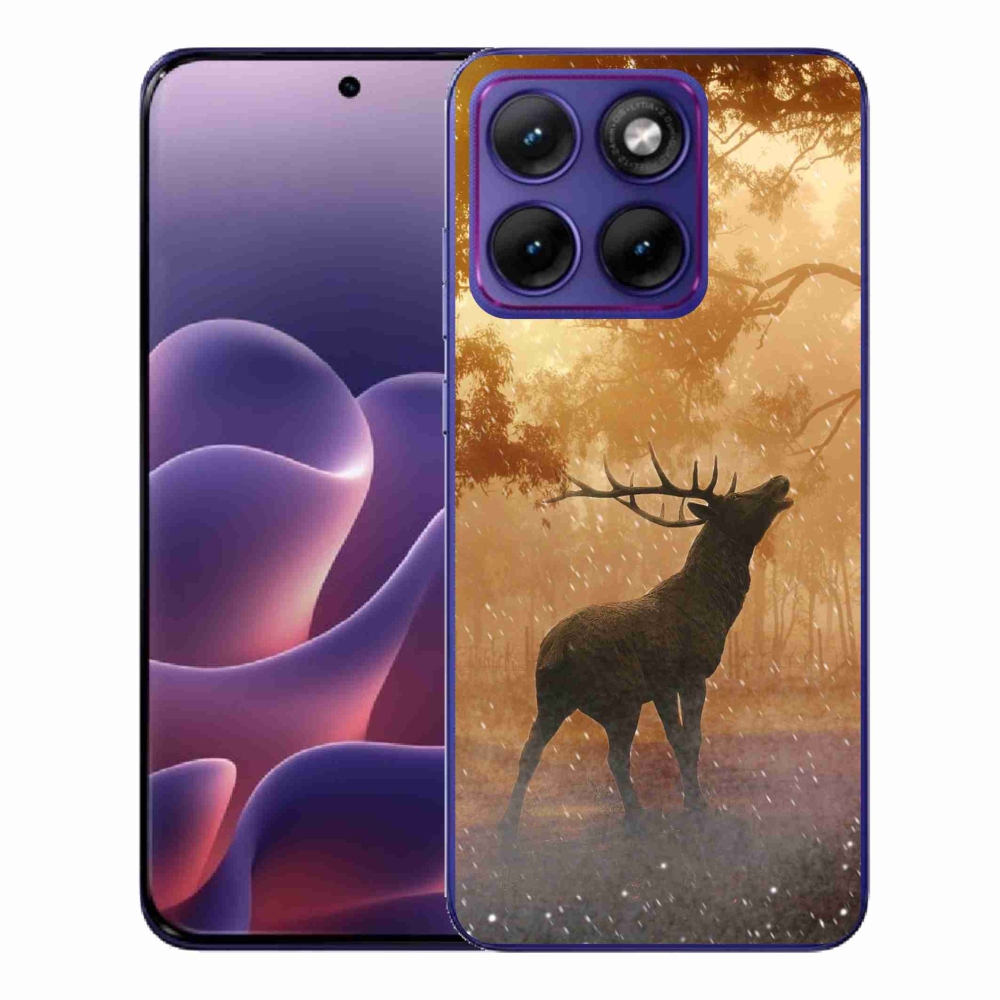 Gelový kryt mmCase na Motorola Edge 70 Fusion - jelen v říji