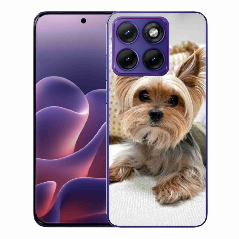 Gelový kryt mmCase na Motorola Edge 70 Fusion - jorkšír 5