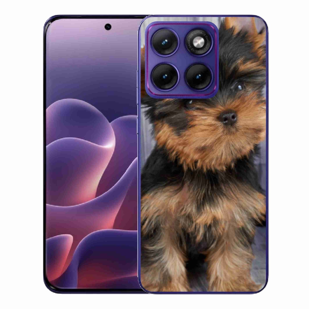 Gelový kryt mmCase na Motorola Edge 70 Fusion - jorkšír 9