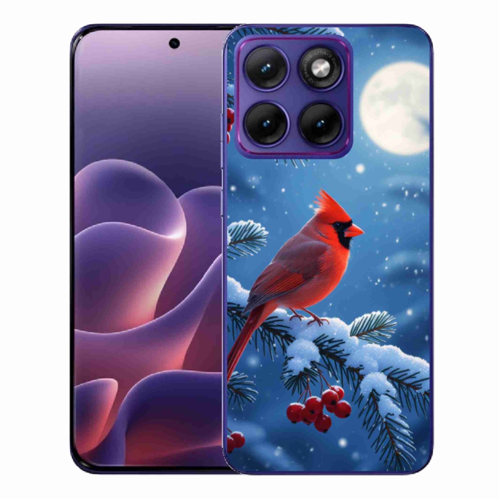 Gelový kryt mmCase na Motorola Edge 70 Fusion - kardinál červený
