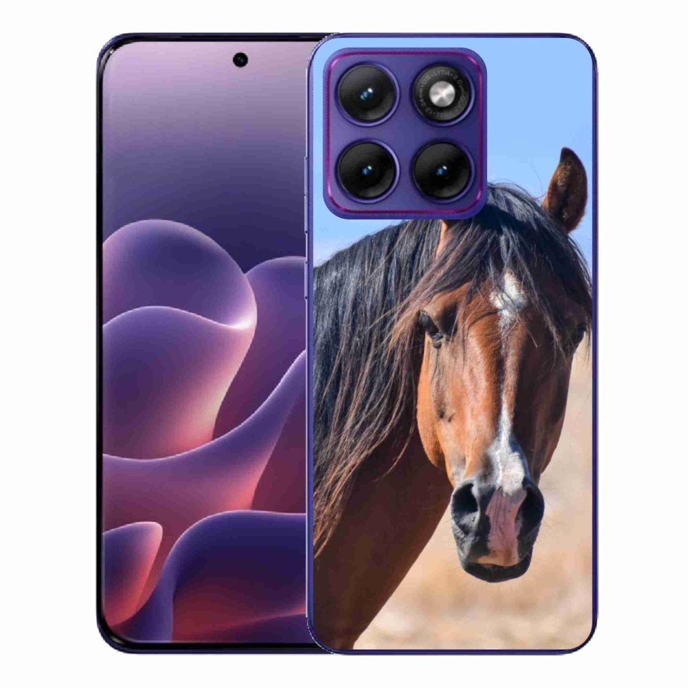 Gelový kryt mmCase na Motorola Edge 70 Fusion - klidný kůň