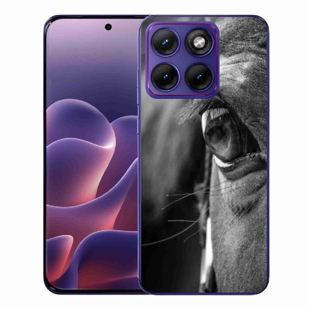 Gelový kryt mmCase na Motorola Edge 70 Fusion - koňský pohled