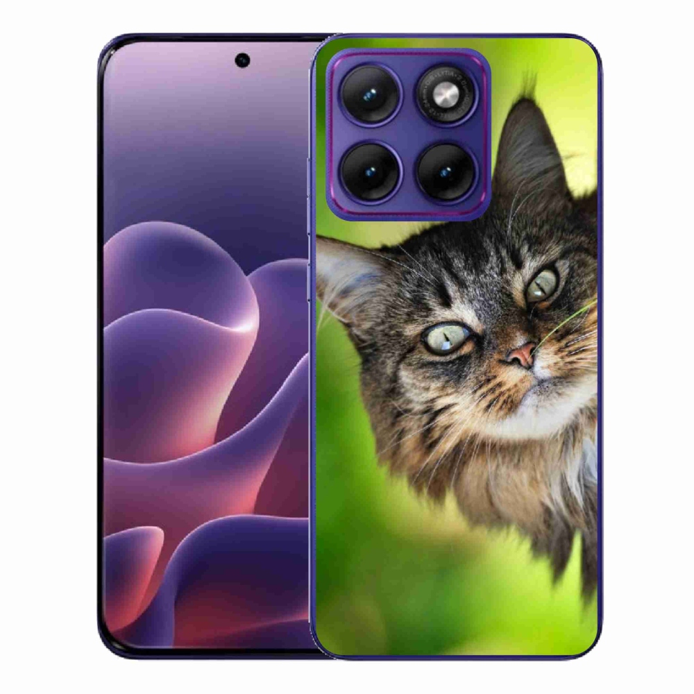Gelový kryt mmCase na Motorola Edge 70 Fusion - kočka 3