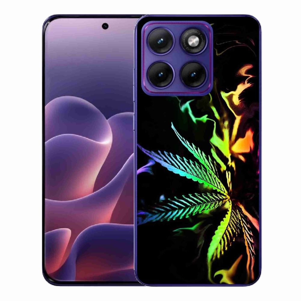 Gelový kryt mmCase na Motorola Edge 70 Fusion - konopí 2