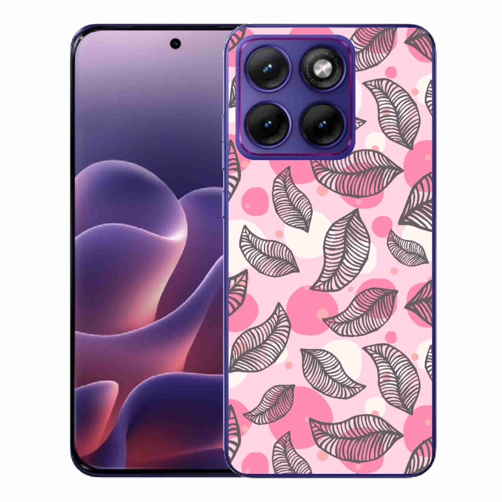 Gelový kryt mmCase na Motorola Edge 70 Fusion - kreslené padající listy