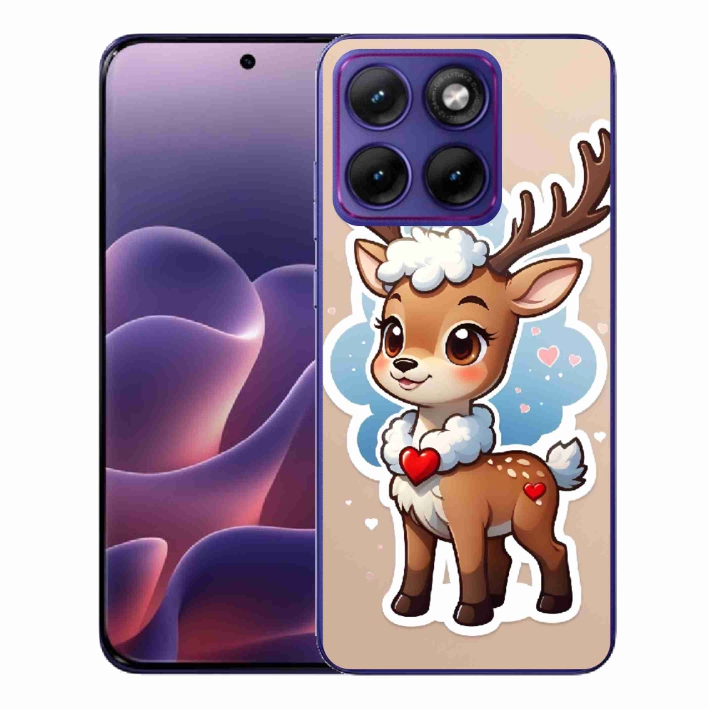 Gelový kryt mmCase na Motorola Edge 70 Fusion - kreslený sob