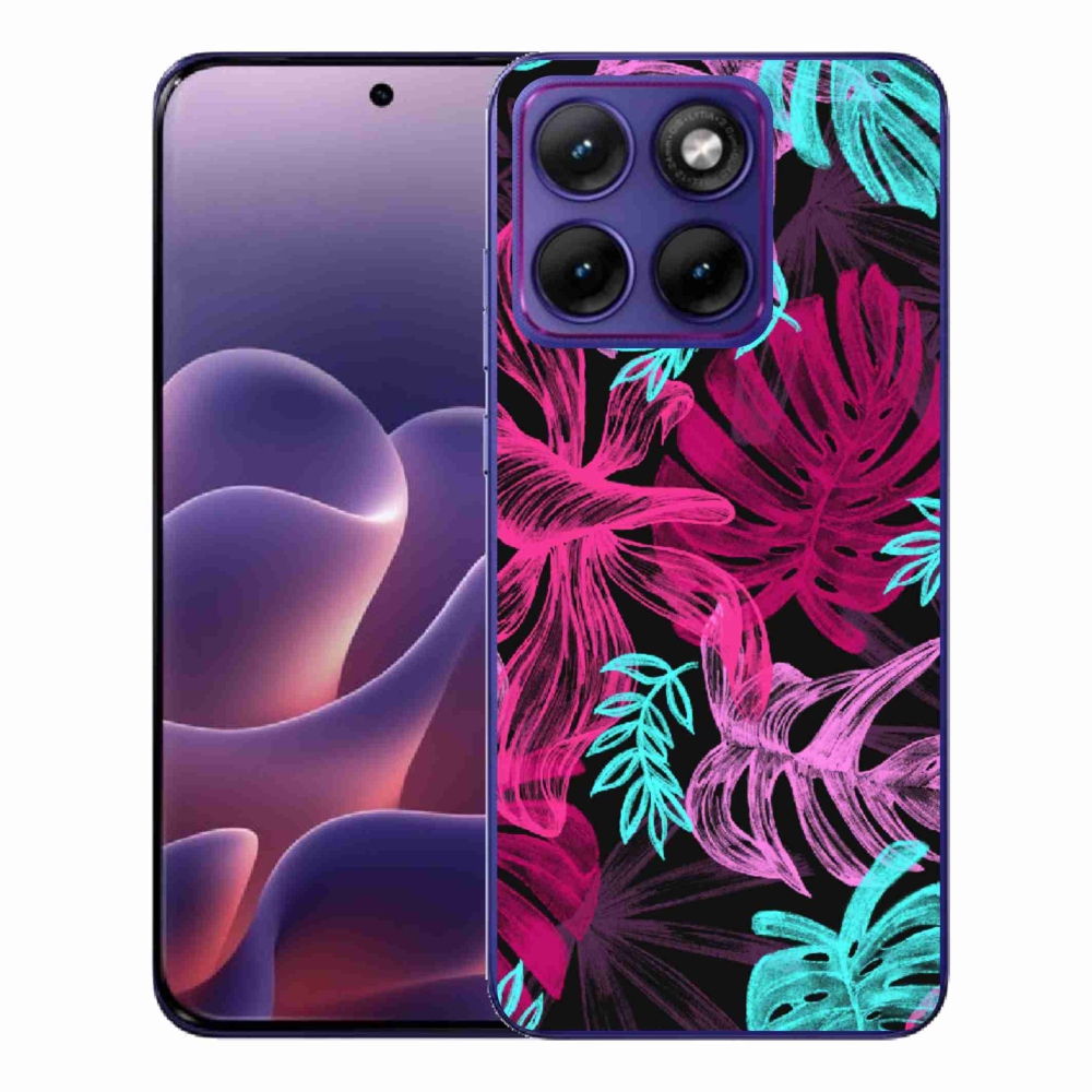 Gelový kryt mmCase na Motorola Edge 70 Fusion - květiny 1