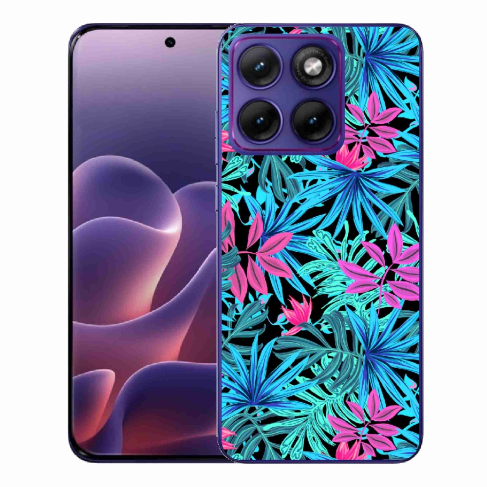 Gelový kryt mmCase na Motorola Edge 70 Fusion - květiny 3