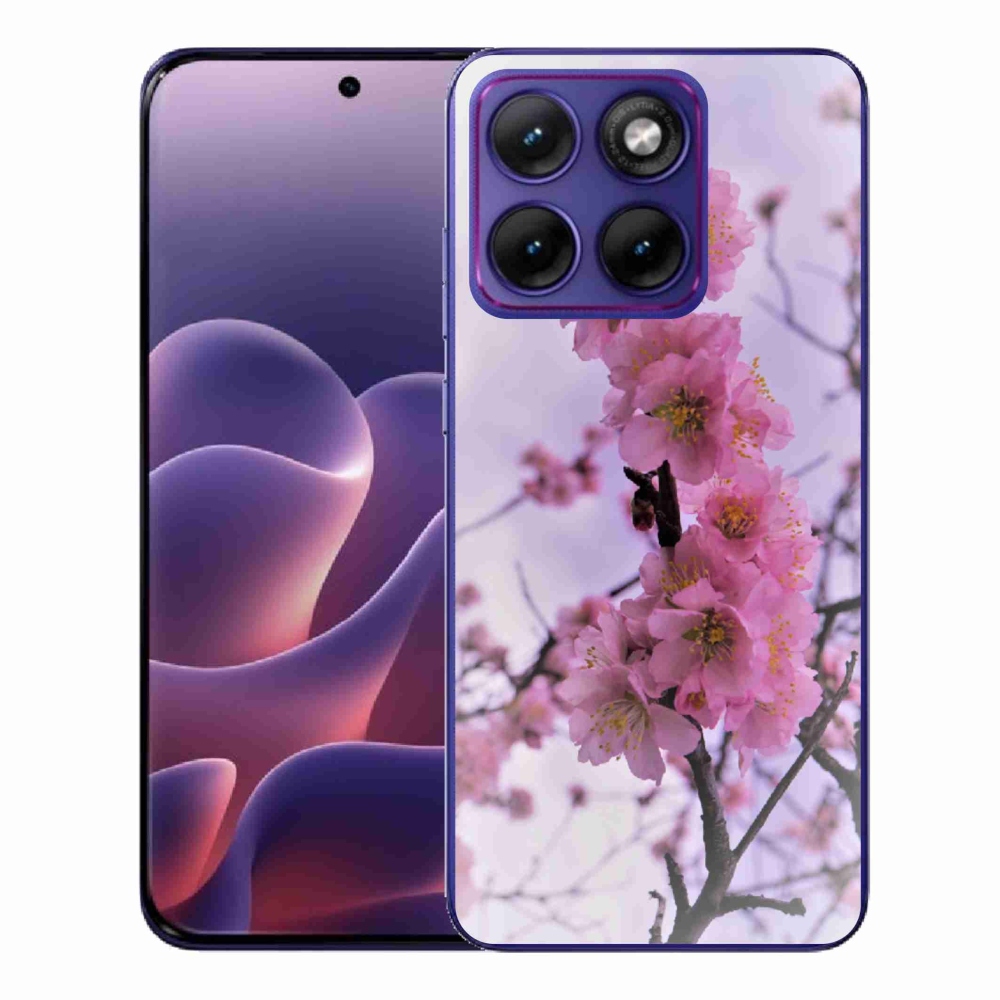 Gelový kryt mmCase na Motorola Edge 70 Fusion - květiny 7