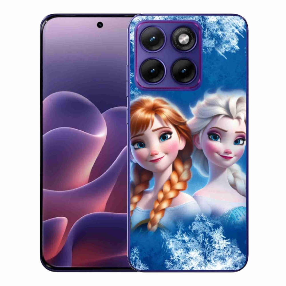 Gelový kryt mmCase na Motorola Edge 70 Fusion - ledové království 2