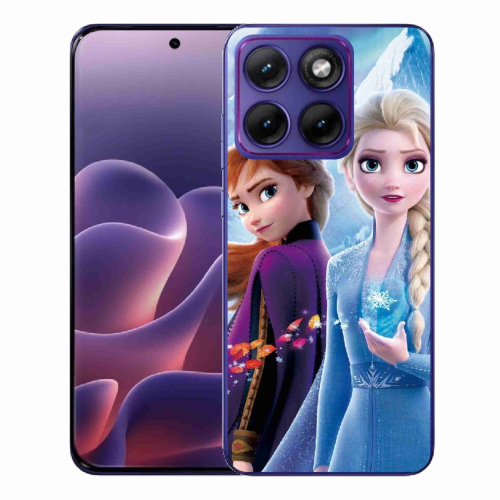 Gelový kryt mmCase na Motorola Edge 70 Fusion - ledové království 3