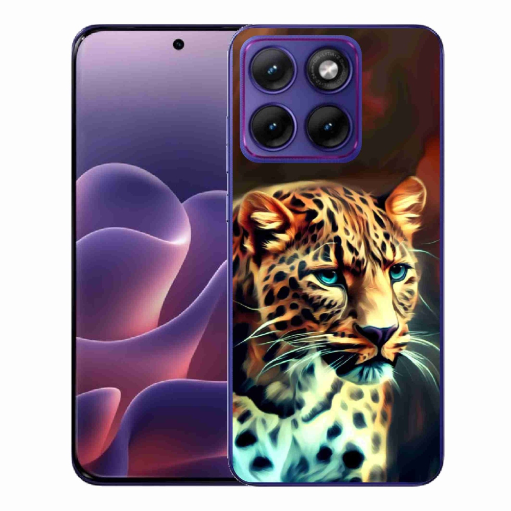 Gelový kryt mmCase na Motorola Edge 70 Fusion - leopard
