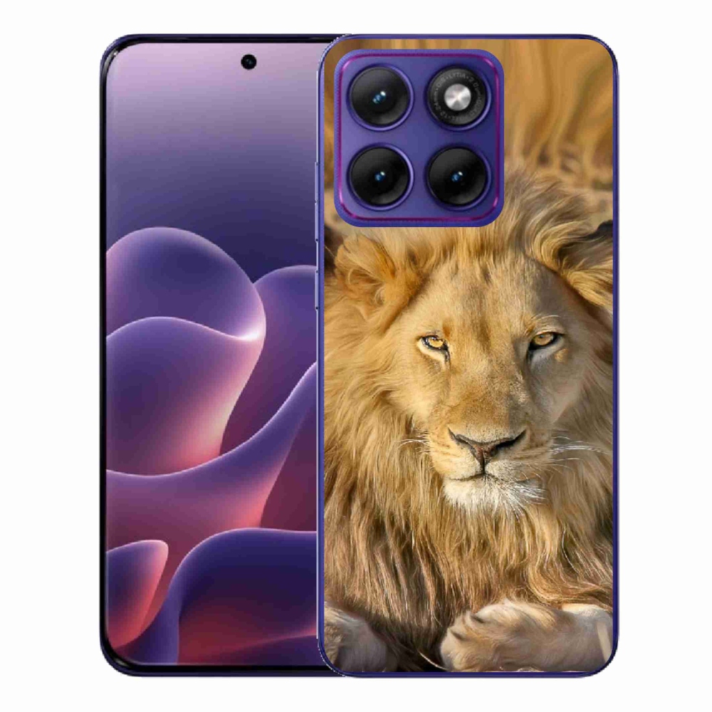 Gelový kryt mmCase na Motorola Edge 70 Fusion - lev 2