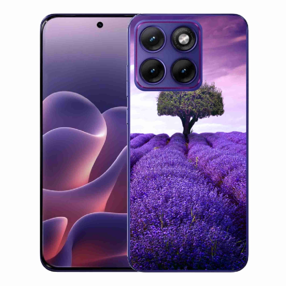 Gelový kryt mmCase na Motorola Edge 70 Fusion - levandulová louka