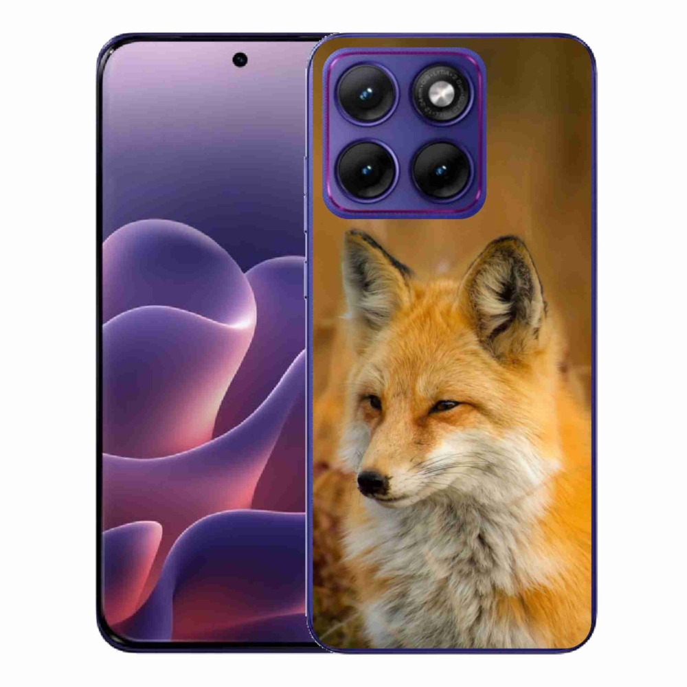 Gelový kryt mmCase na Motorola Edge 70 Fusion - liška