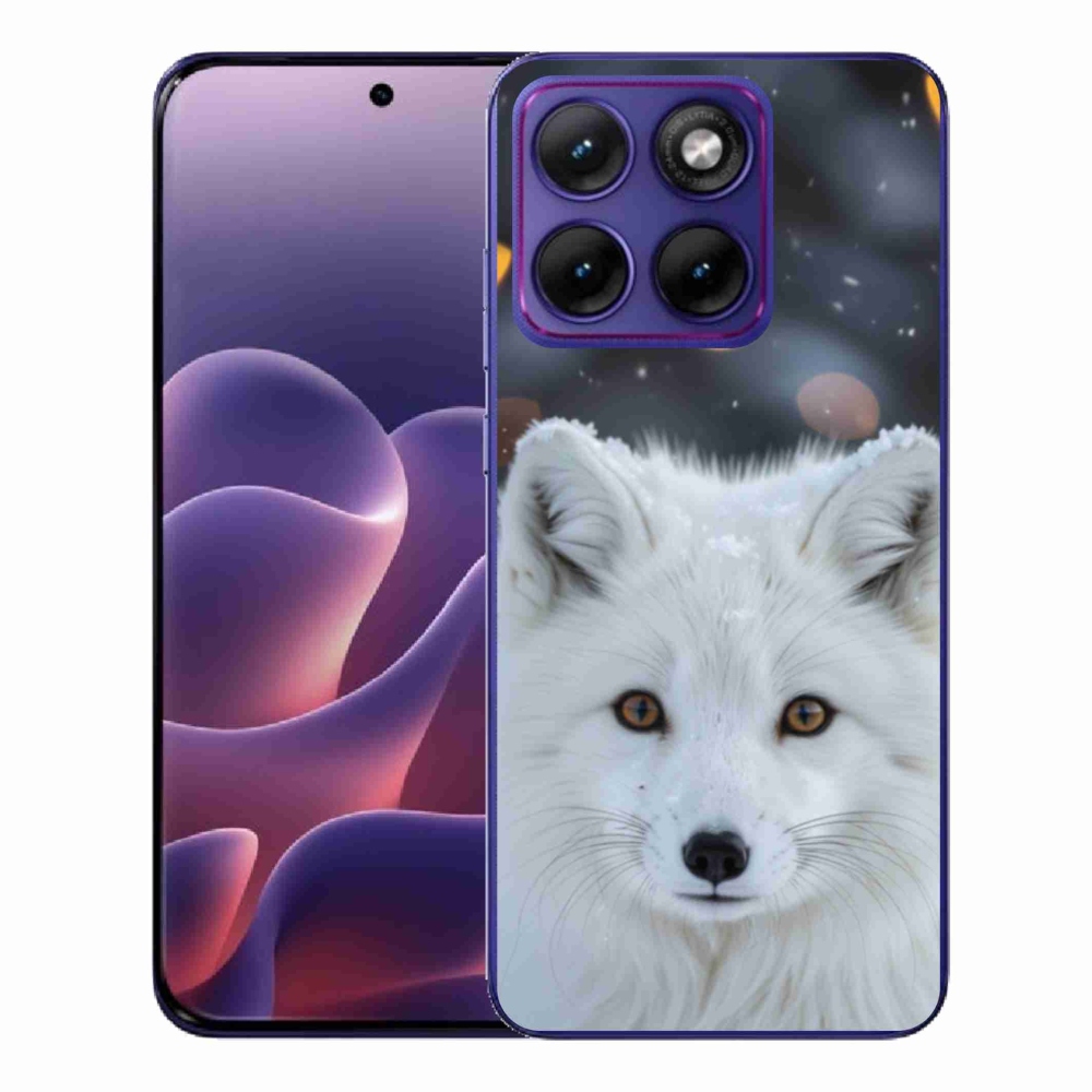 Gelový kryt mmCase na Motorola Edge 70 Fusion - liška polární