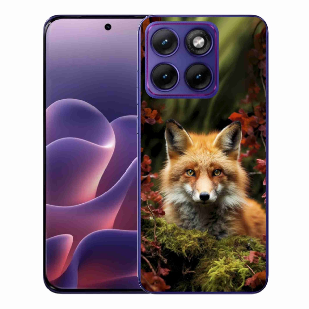 Gelový kryt mmCase na Motorola Edge 70 Fusion - liška v lese