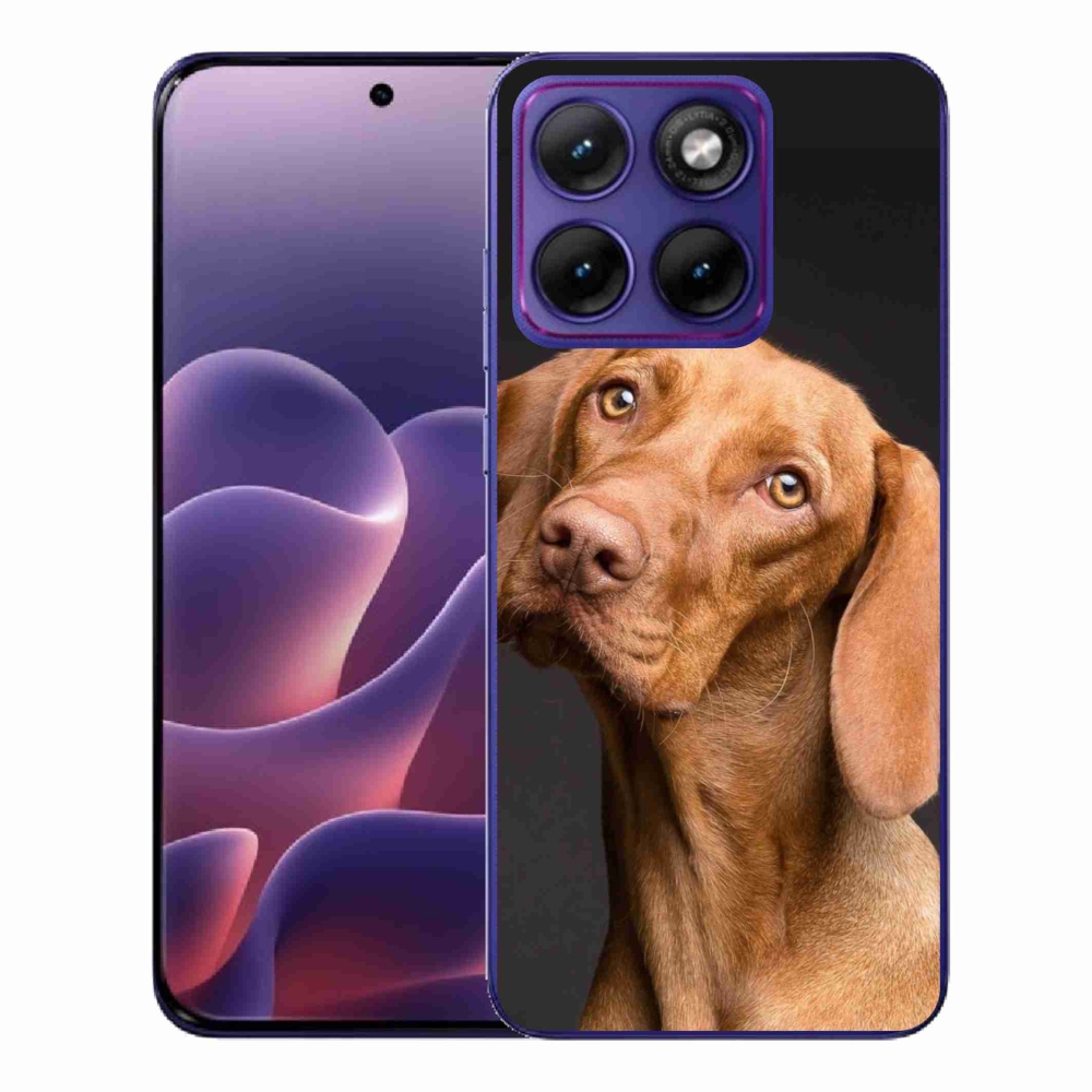 Gelový kryt mmCase na Motorola Edge 70 Fusion - maďarský ohař