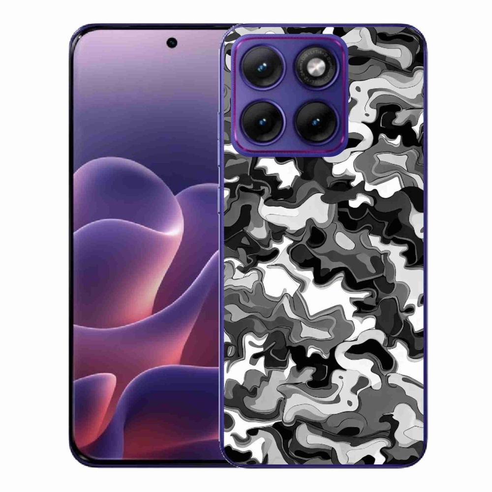 Gelový kryt mmCase na Motorola Edge 70 Fusion - maskáčový vzor 3