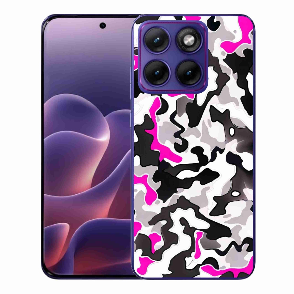 Gelový kryt mmCase na Motorola Edge 70 Fusion - maskáčový vzor 5