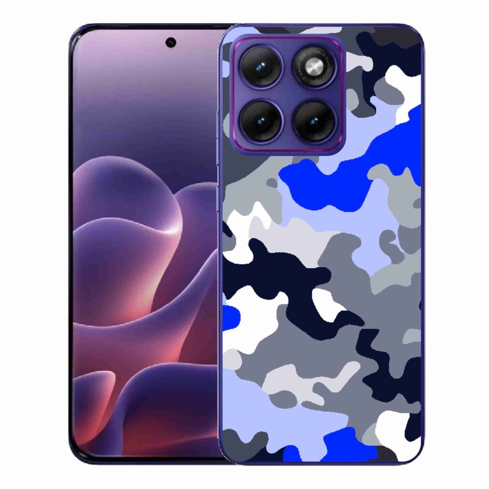 Gelový kryt mmCase na Motorola Edge 70 Fusion - maskáčový vzor 8