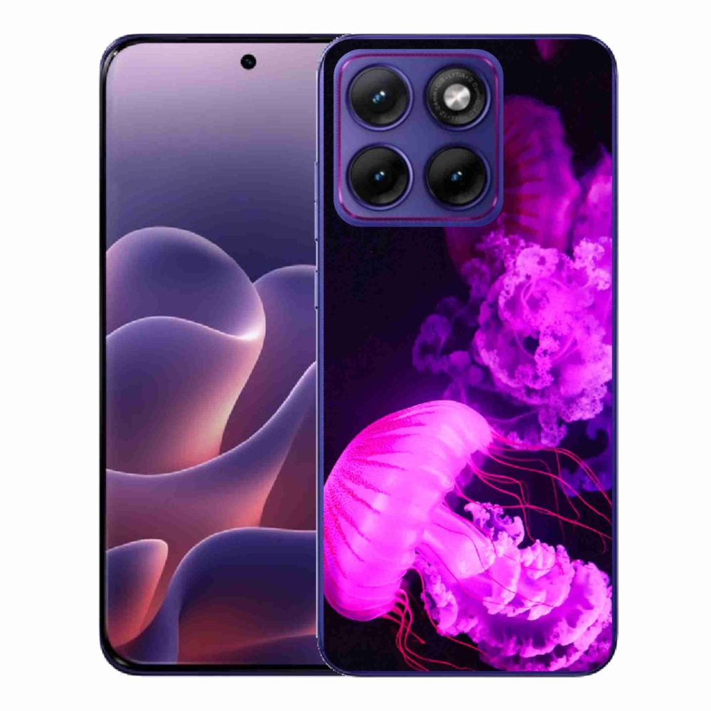 Gelový kryt mmCase na Motorola Edge 70 Fusion - medúza 1