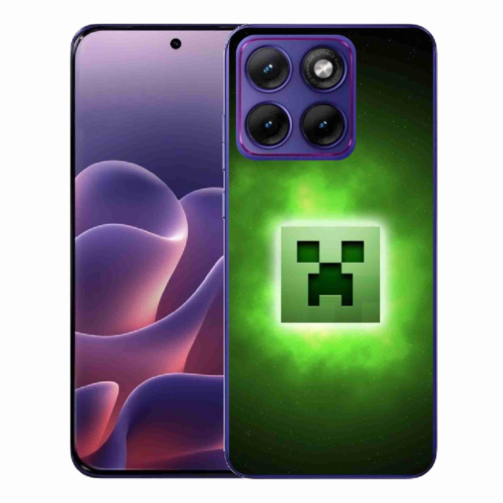 Gelový kryt mmCase na Motorola Edge 70 Fusion - minecraft