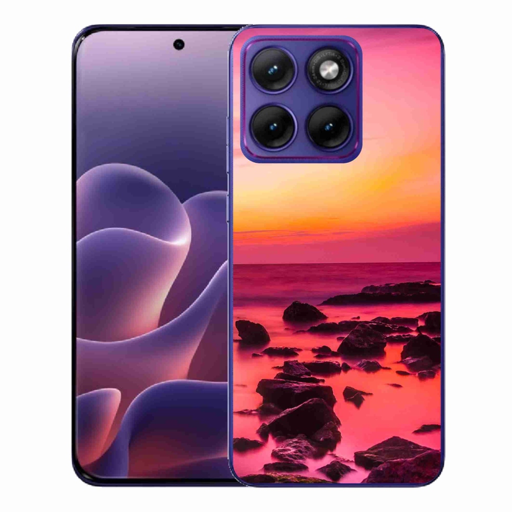 Gelový kryt mmCase na Motorola Edge 70 Fusion - moře a záře