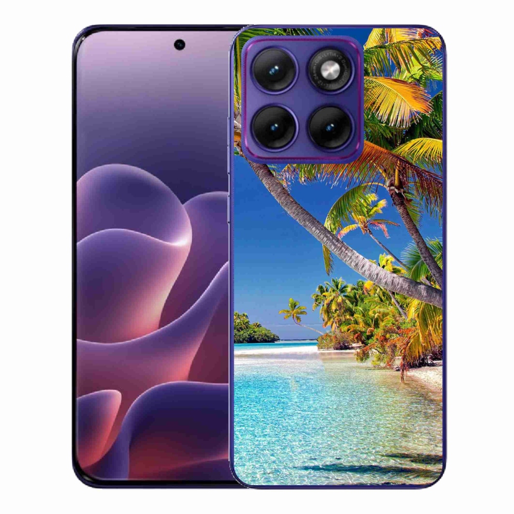 Gelový kryt mmCase na Motorola Edge 70 Fusion - mořská pláž