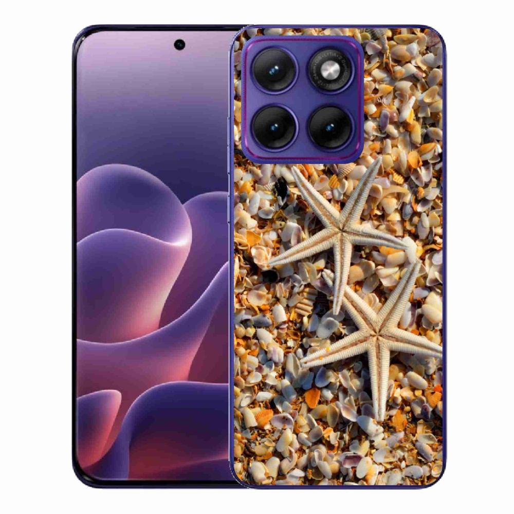 Gelový kryt mmCase na Motorola Edge 70 Fusion - mořské hvězdice